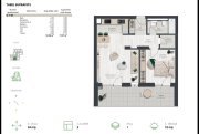 COM 0% Apartament nou cu 2 camere | Denya Forest - 10