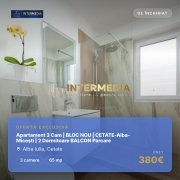 Apartament 3 Cam | BLOC NOU | CETATE-Alba-Micești | 2 Dormitoare BALCON Parcare