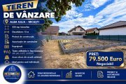 Teren INTRAVILAN 333 mp. | Alba Micești | Proiect | Autorizație | Asfalt | Canal
