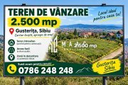 Teren intravilan de vânzare | Sibiu, Gusterița | 2500 mp