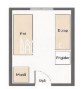 Cameră 11 mp | Baie comună | Etaj 4 | Disponibilă imediat | Cisnădie