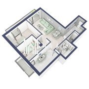 Apartament 3 camere | Balcoane 15.1 mp | Etaj 1 | Turnisor - 5