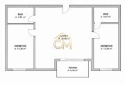 Apartament 3 Camere- 66,5 MPU-Etaj 1-Balcon