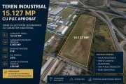Teren industrial | 15127 mp | PUZ aprobat | lângă autostrada | Gilau