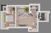 Apartament 2 camere , central Otopeni | Comision 0 | - 5
