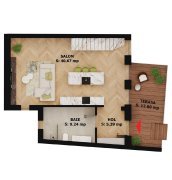 Apartament nou, 2 camere, 248 000 Euro. Comision 0.