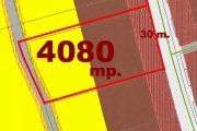 OCAZIE! Teren Intravilan 4080 mp. D=31 m. PUZ aprobat P+3+1 Rh Asfalt Utilitati - 6