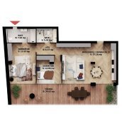 Apartament nou, 3 camere, 264 500 Euro. Comision 0.