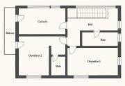 2x casa individuala 4 camere decomandate, 3 bai, Tureni - 4