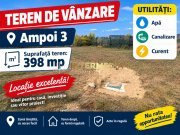 Teren intravilan I Ampoi 3 I 398 mp I apa si canal pe teren I curent langa I