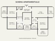 Apartament 4 camere de vânzare | Sibiu, Turnișor | 83 mp