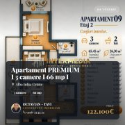 Apartament PREMIUM I 3 camere I 66 mp I  finisaje de inalta calitate I