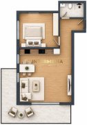 Apartament PREMIUM I 2 camere I 56 mp I  balcon 11,53 mp I finisat I - 3
