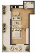Apartament PREMIUM I 2 camere I 56 mp I  balcon 11,53 mp I finisat I - 4