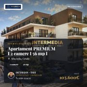 Apartament PREMIUM I 2 camere I 56 mp I  balcon 11,53 mp I finisat I